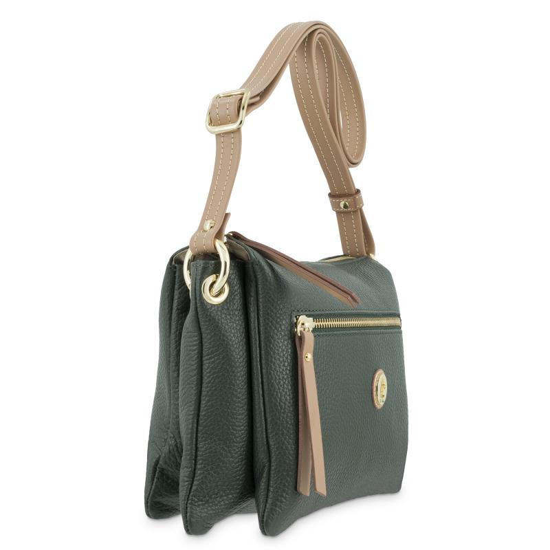 El Potro Bolso Hobo De Mujer En Piel Vacuno Color Verde- Oasis