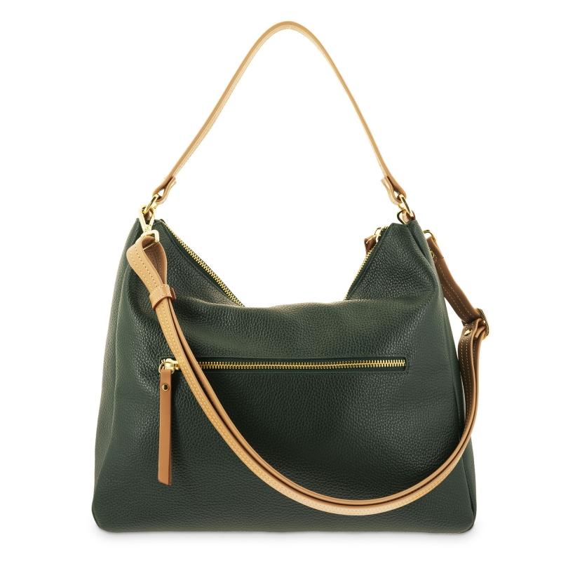 El Potro Bolso Hobo Grande De Mujer En Piel Vacuno Color Verde- Oasis