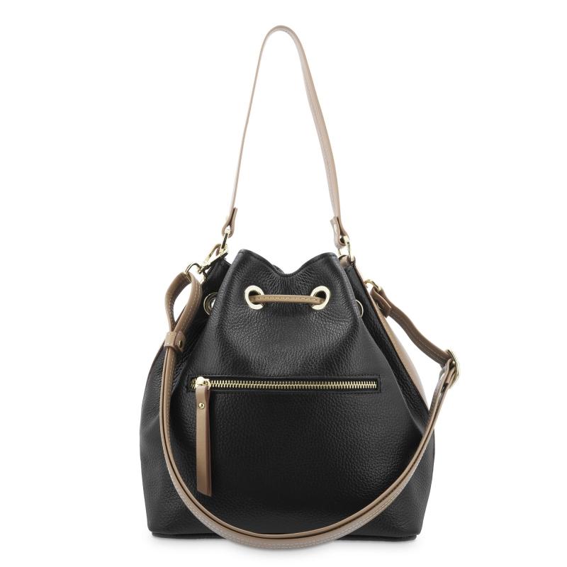 El Potro Bolso Saco Mujer En Piel Vacuno Color Negro - Oasis