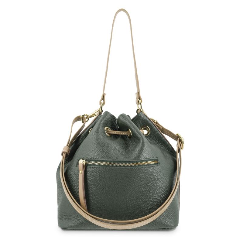 El Potro Bolso Saco Mujer En Piel Vacuno Color Verde - Oasis