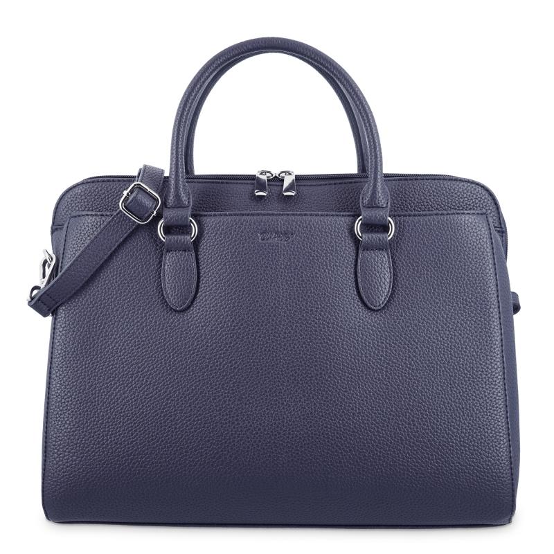 El potro Bolso shopping 3 cremalleras de El Potro color azul-Siena