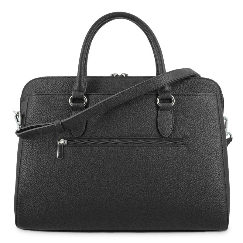 El Potro Bolso Shopping 3 Cremalleras De El Potro Color Negro-Siena