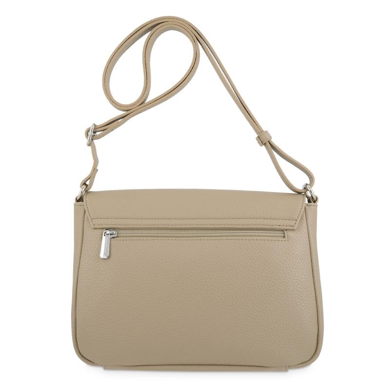 El Potro Bolso Solapa Bandolera De El Potro Color Almendra-Siena