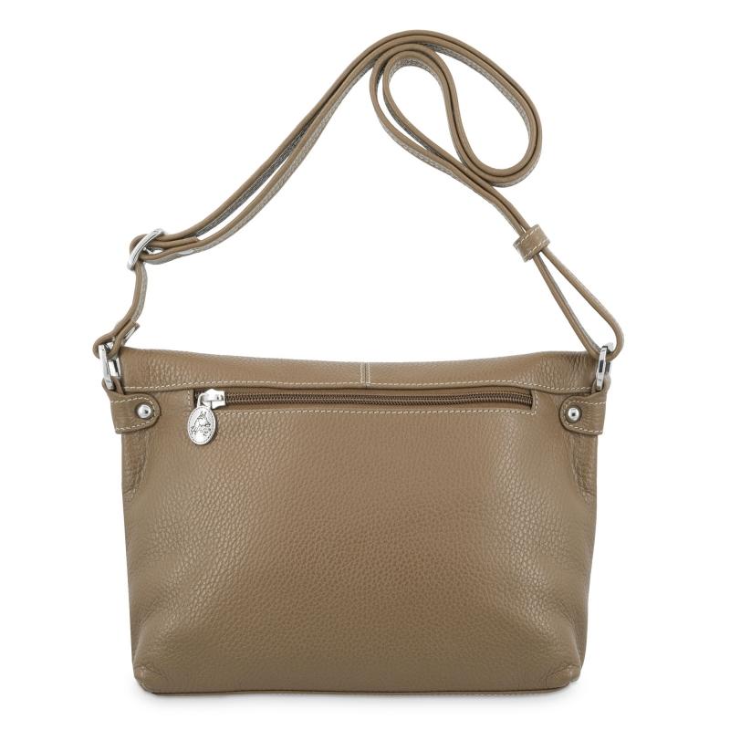 El Potro Bolso Solapa Bandolera Mediano En Piel Vacuno Color Cuero - Floater