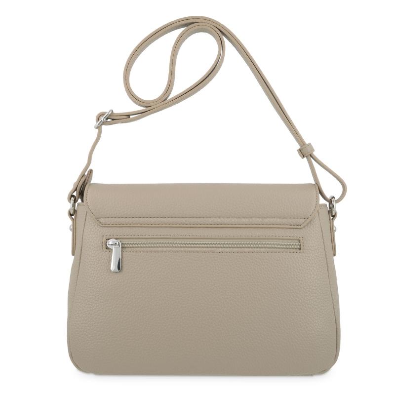 El Potro Bolso Solapa Grande Bandolera De El Potro Color Almendra-Siena