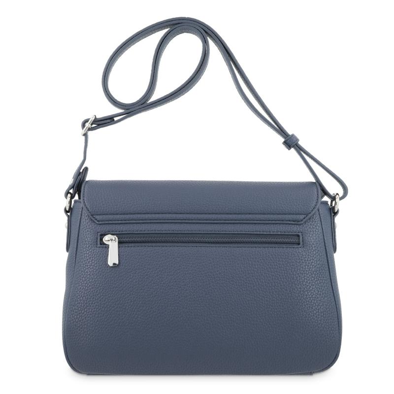 El Potro Bolso Solapa Grande Bandolera De El Potro Color Azul-Siena