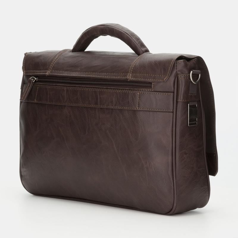 El Potro Carpeta Hombre En Lona Color Marrón - Berlín