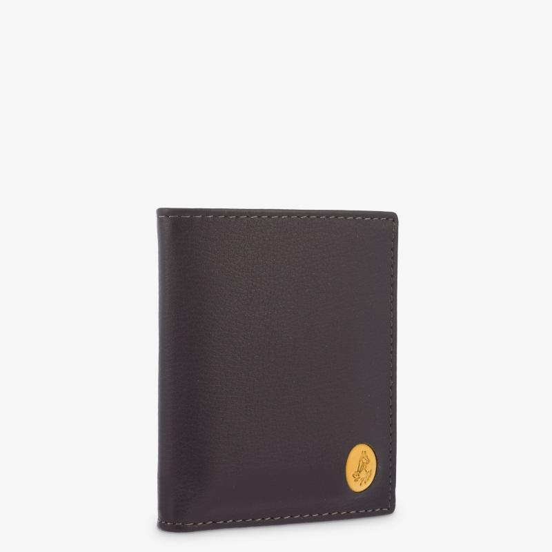 El Potro Cartera Billetera Con Monedero Interior Hombre En Piel Vacuno Color Marrón/mostaza Tribeca-El Potro