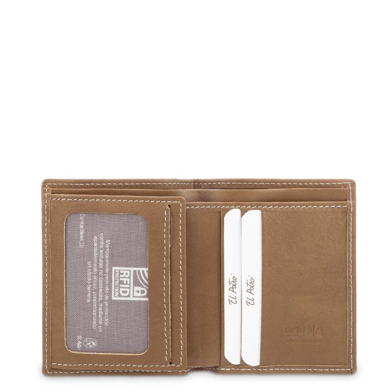El Potro Cartera Billetera En Piel Vacuno Color Cuero-origen-El Potro