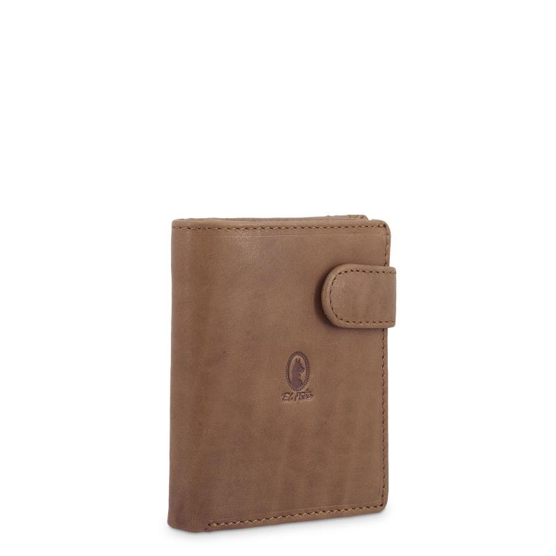 El Potro Cartera Con Monedero Exterior Hombre En Piel Vacuno Color Cuero- Durango