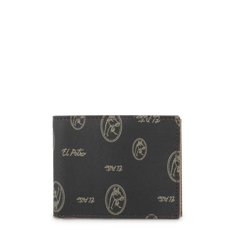 El potro Cartera con monedero interior color negro - El Potro