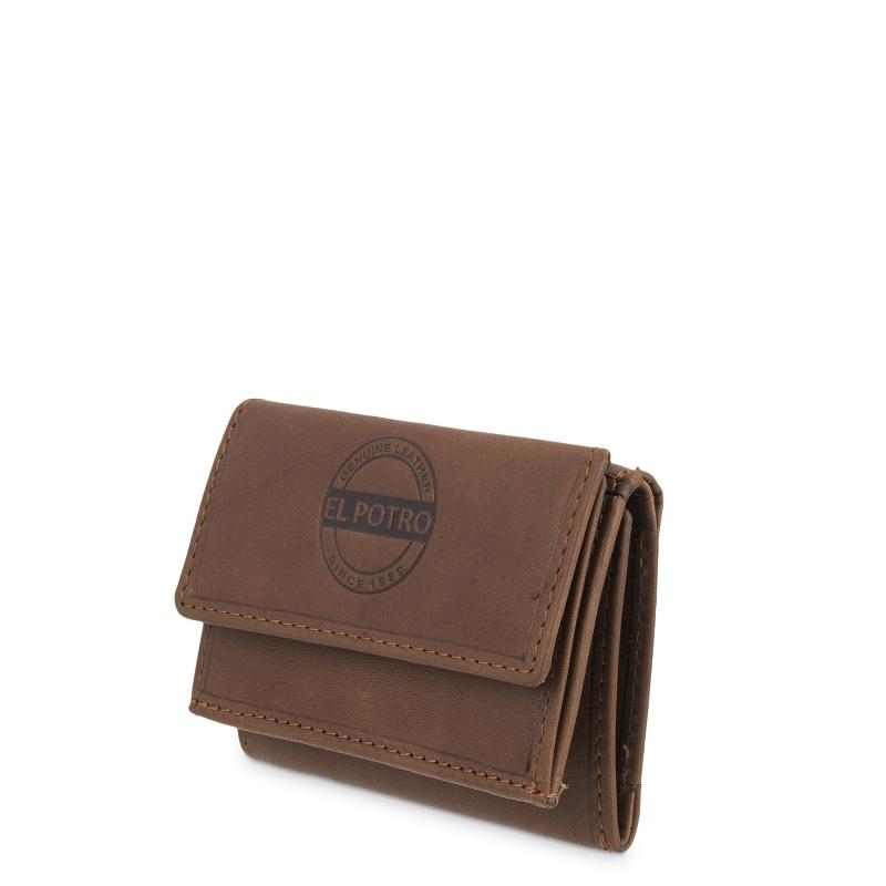 El Potro Cartera Con Monedero Interior De Hombre En Piel Vacuno Cuero Legitimo-E L P O T R O