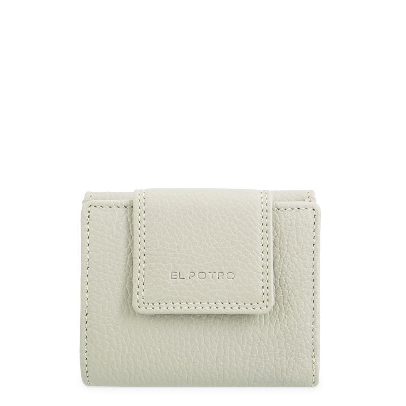 El potro Cartera de mujer pequeña en piel vacuno color BEIGE - I R I S