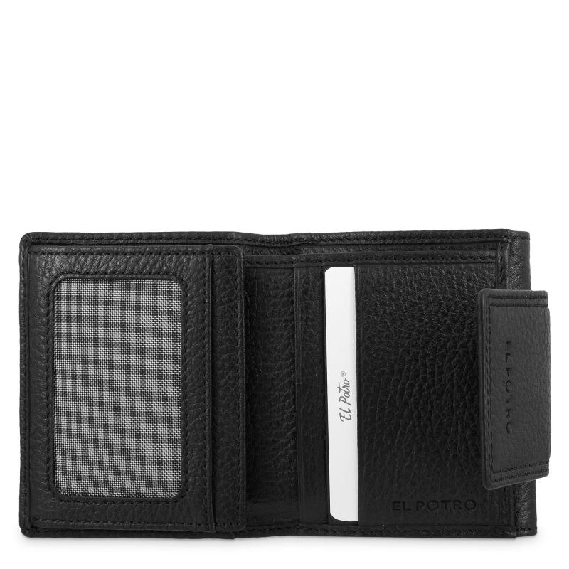 El Potro Cartera De Mujer Pequeña En Piel Vacuno Color Negro - Floater