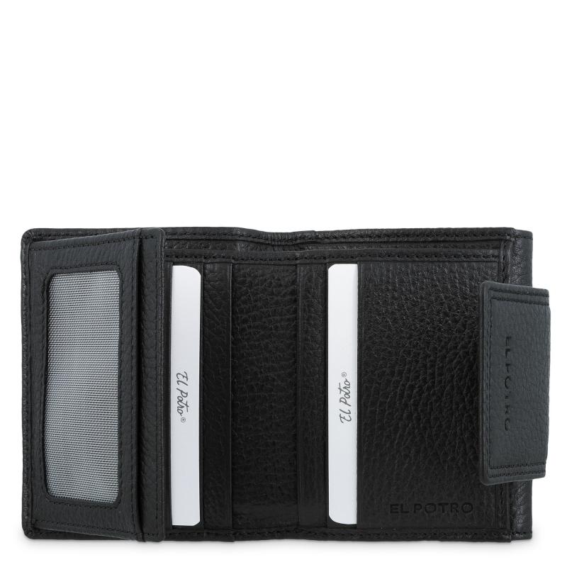 El Potro Cartera De Mujer Pequeña En Piel Vacuno Color Negro - Floater