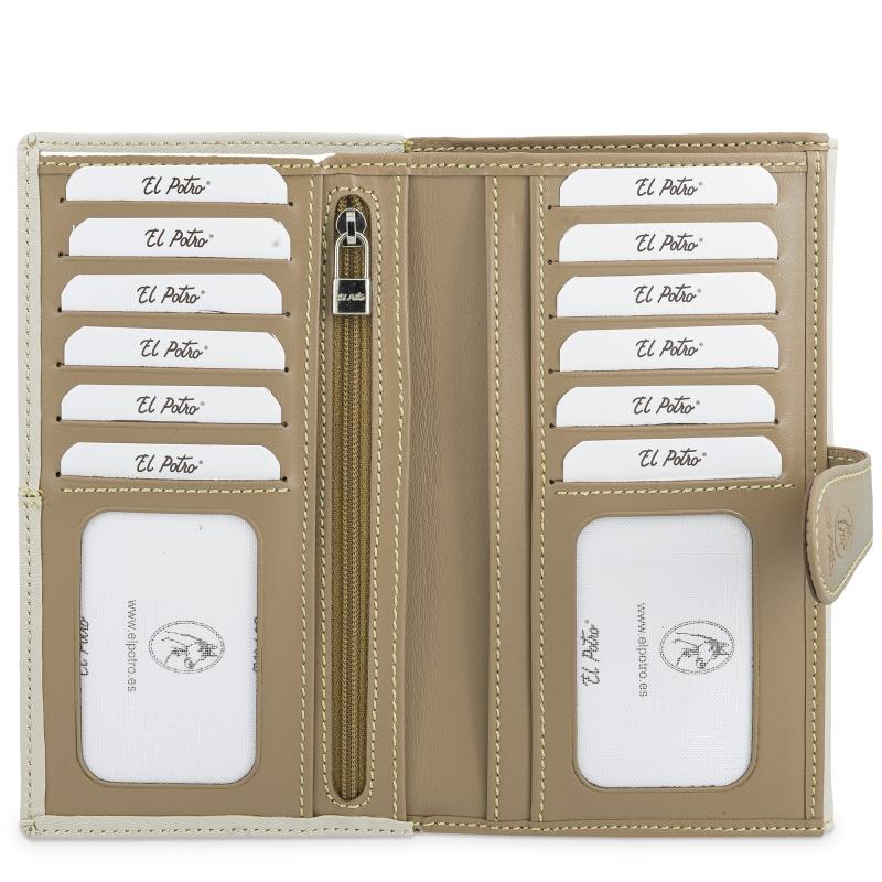 El Potro Cartera Grande Mujer En Color Beige-base-El Potro