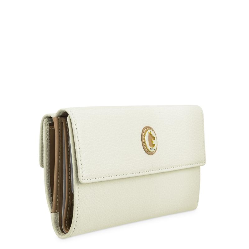 El Potro Cartera Grande Mujer En Piel Vacuno Color Ivory-El Potro