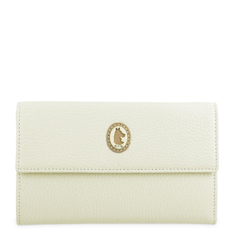 El potro Cartera grande mujer en piel vacuno color ivory-El Potro