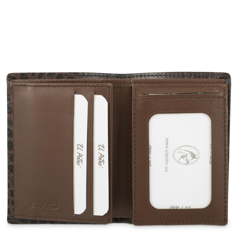 El Potro Cartera Hombre En Piel Vacuno Color Marrón-Coco