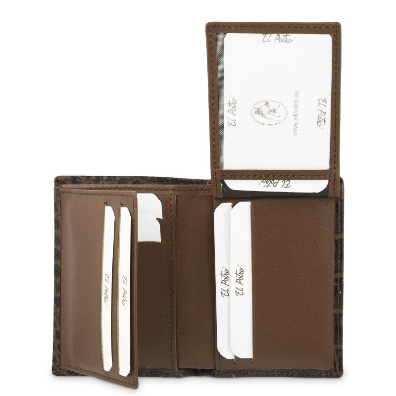 El Potro Cartera Hombre En Piel Vacuno Color Marrón-Coco