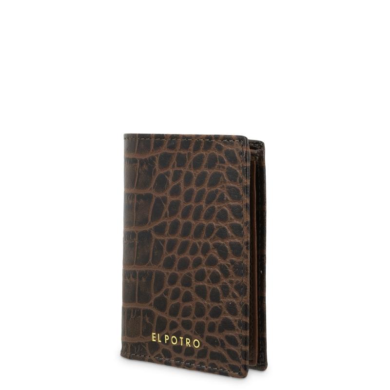 El Potro Cartera Hombre En Piel Vacuno Color Marrón-Coco