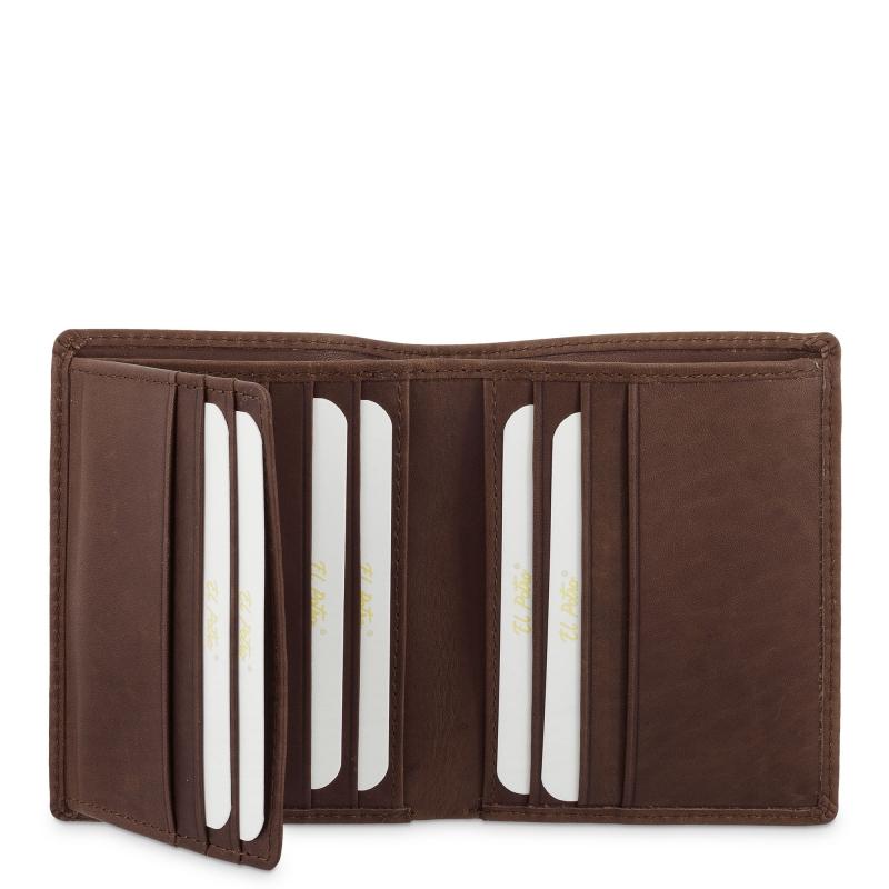 El Potro Cartera Hombre En Piel Vacuno Color Marrón-Durango