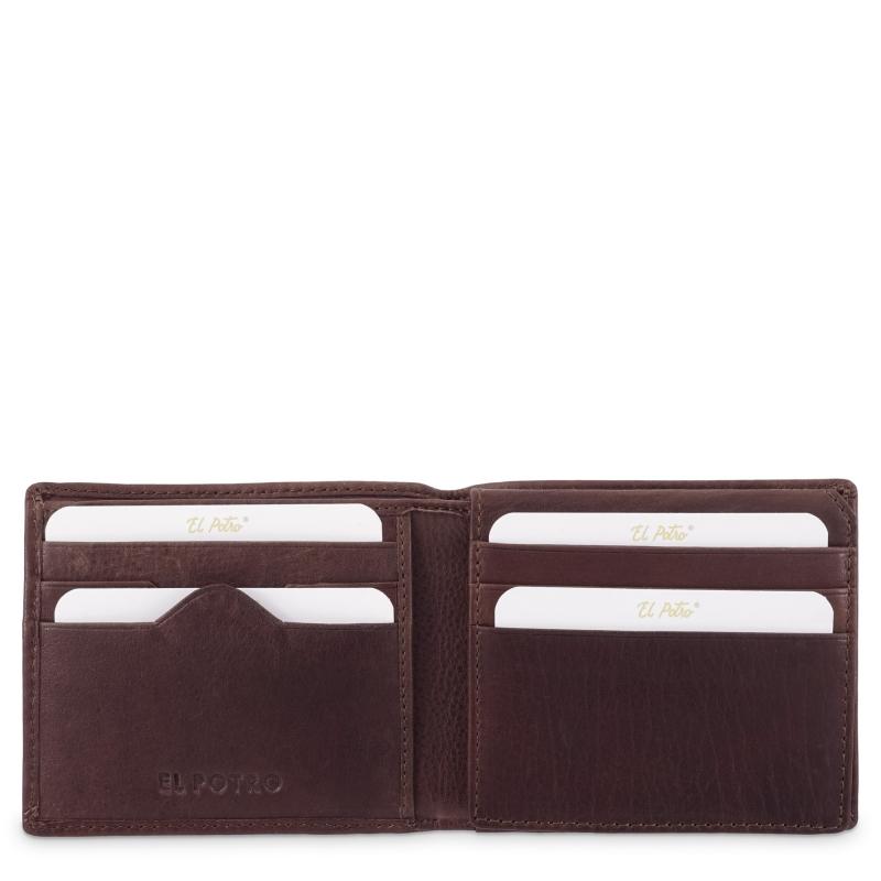 El Potro Cartera Hombre En Piel Vacuno Color Marrón - Durango