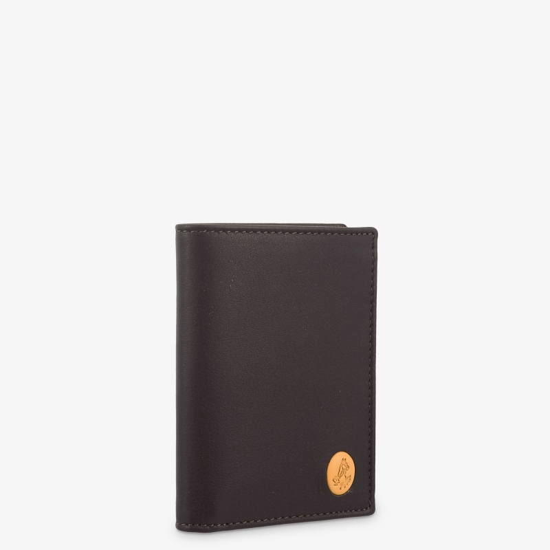 El Potro Cartera Hombre En Piel Vacuno Color Marrón/mostaza-Tribeca