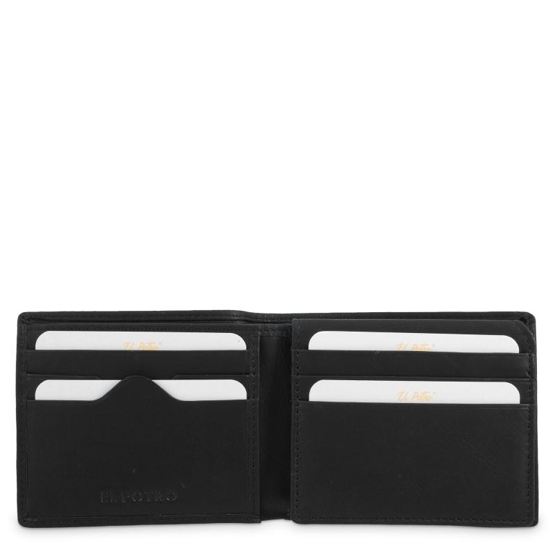 El Potro Cartera Hombre En Piel Vacuno Color Negro - Durango