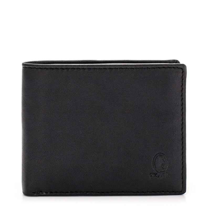 El potro Cartera hombre en piel vacuno color negro - Roma