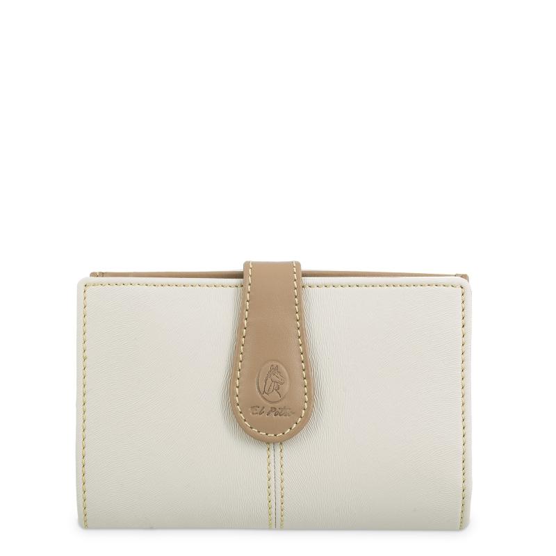 El potro Cartera mediana mujer en color beige-El Potro