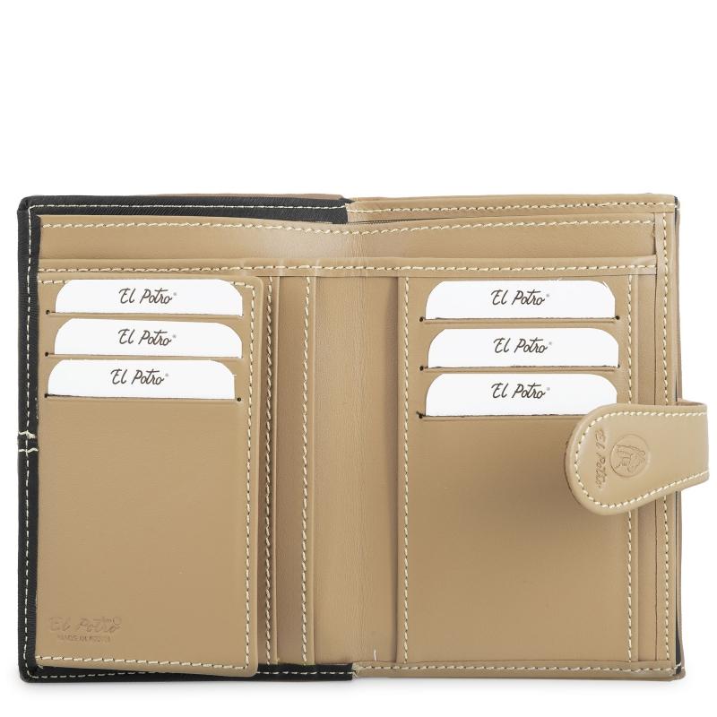 El Potro Cartera Mediana Mujer En Color Negro-base-El Potro