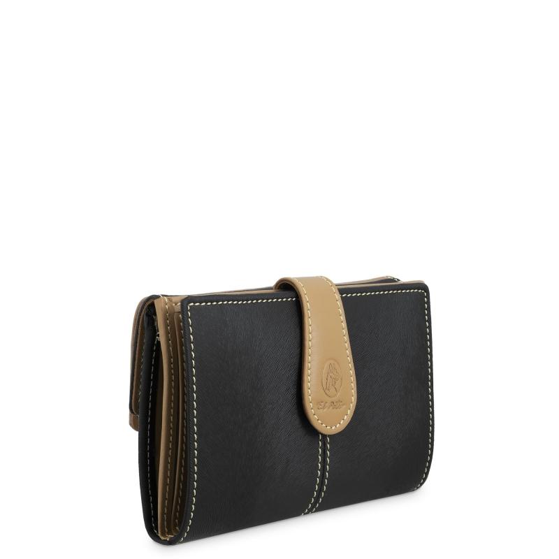 El Potro Cartera Mediana Mujer En Color Negro-base-El Potro
