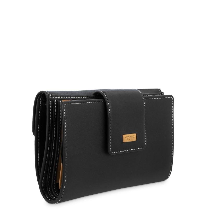 El Potro Cartera Mediana Mujer En Piel Vacuno Color Negro-El Potro