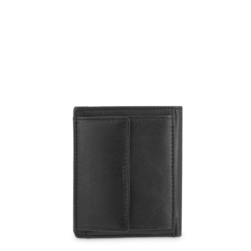 El Potro Cartera Monedero Exterior Y Tarjeteros Hombre En Piel Vacuno Negro-Roma