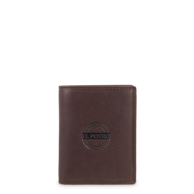 El potro Cartera monedero interior de hombre en piel vacuno marrón Legitimo-E L P O T R O