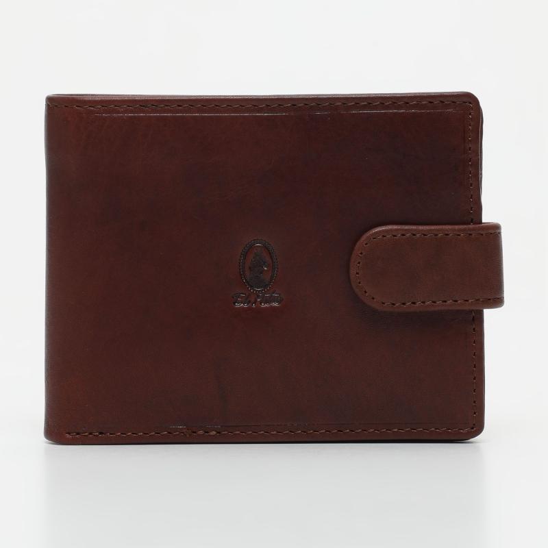 El potro Cartera monedero interior de hombre en piel vacuno marrón-Durango
