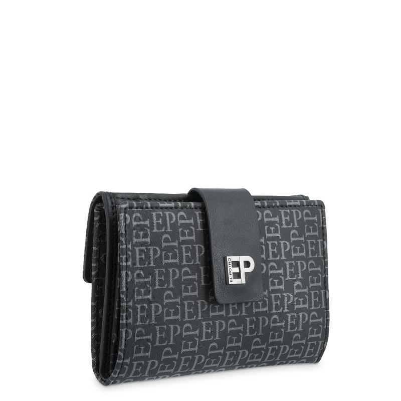 El Potro Cartera Mujer Color Negro Insignia-El Potro