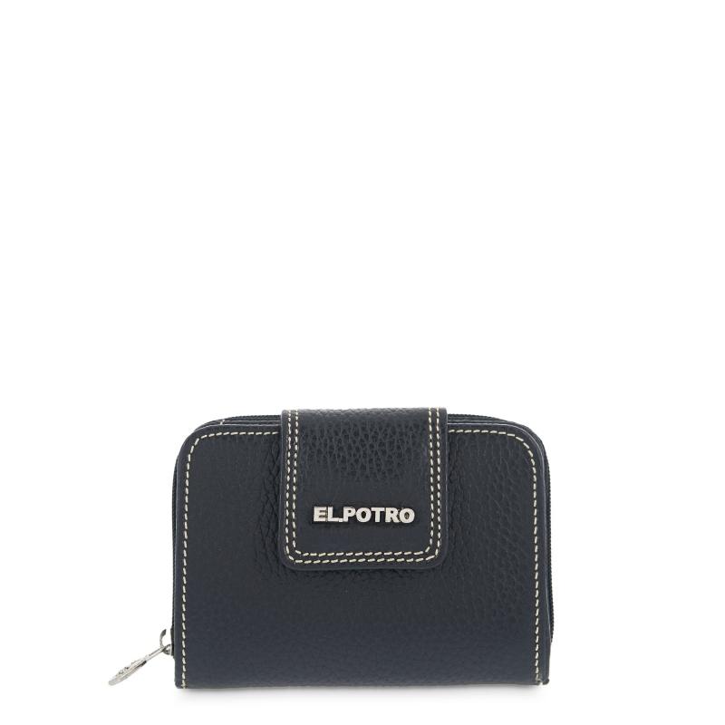 El potro Cartera mujer en piel vacuno color negro - Floater