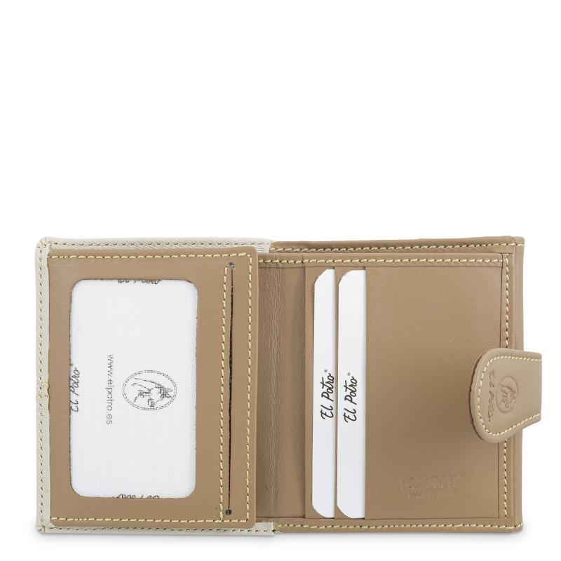 El Potro Cartera Pequeña De Mujer De Color Beige-Base