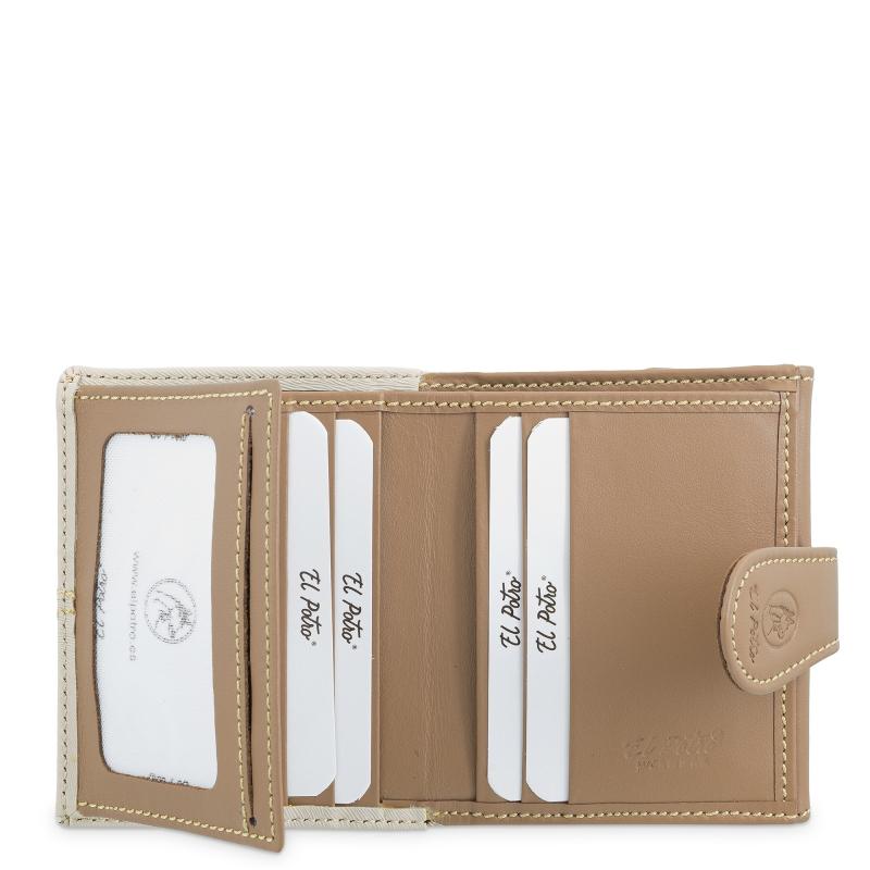 El Potro Cartera Pequeña De Mujer De Color Beige-Base