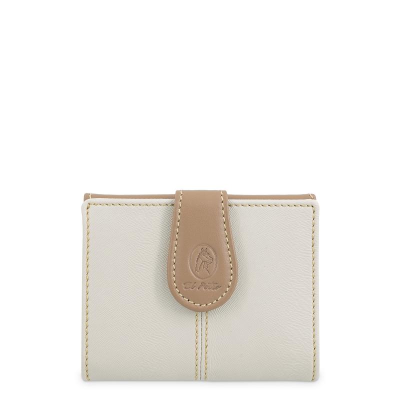 El potro Cartera pequeña de mujer de color beige-Base