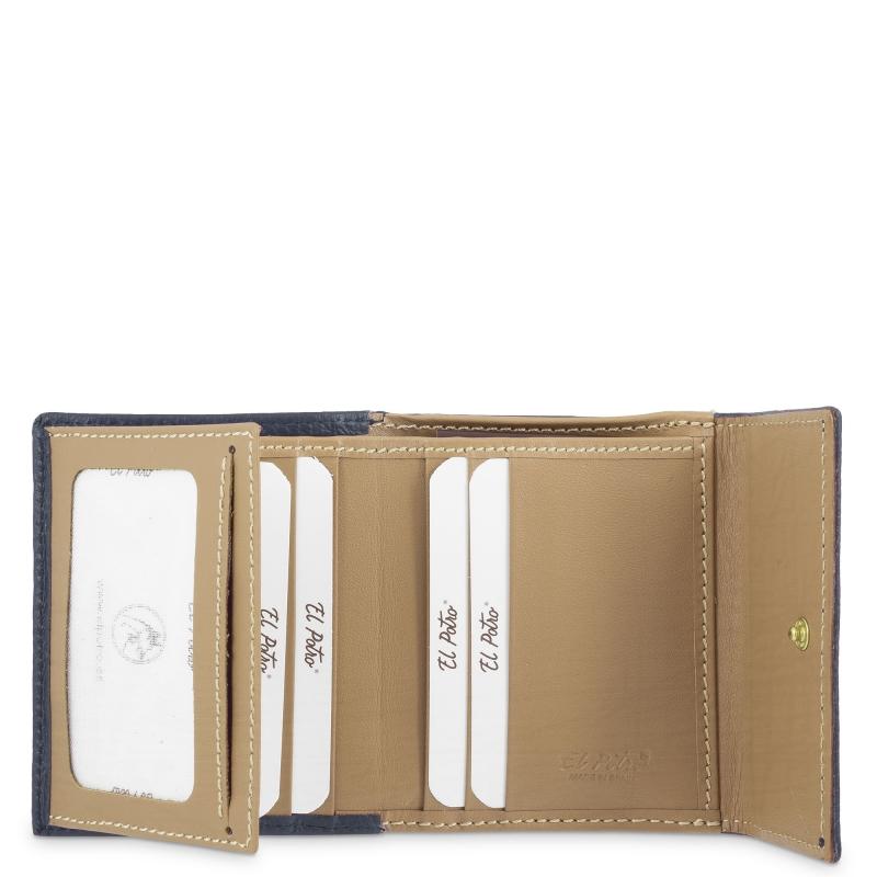 El Potro Cartera Pequeña Mujer En Piel Vacuno Color Azul-El Potro