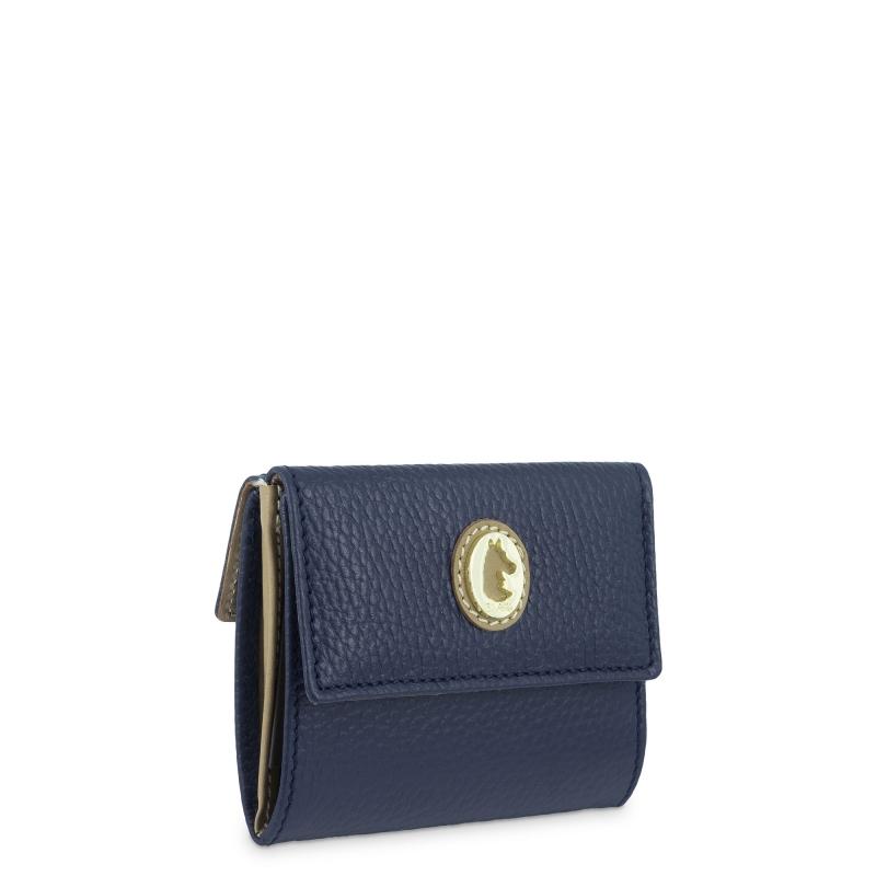 El Potro Cartera Pequeña Mujer En Piel Vacuno Color Azul-El Potro