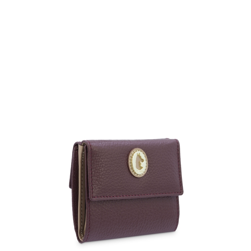 El Potro Cartera Pequeña Mujer En Piel Vacuno Color Burdeos-El Potro