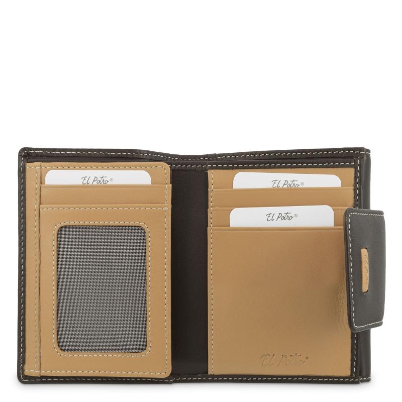 El Potro Cartera Pequeña Mujer En Piel Vacuno Color Marrón-El Potro