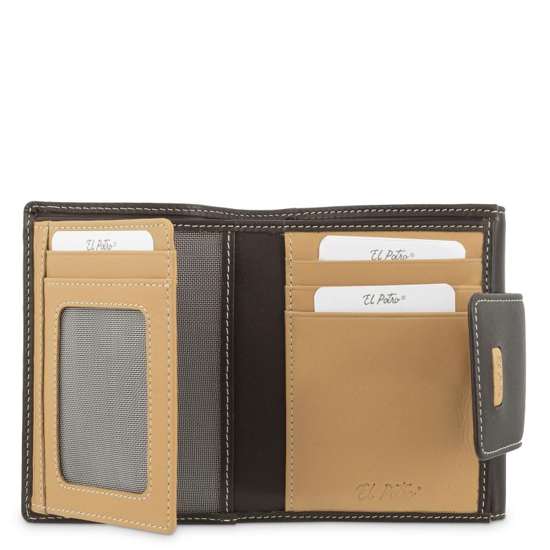 El Potro Cartera Pequeña Mujer En Piel Vacuno Color Marrón-El Potro