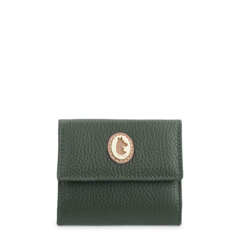 El Potro Cartera Pequeña Mujer En Piel Vacuno Color Verde-El Potro