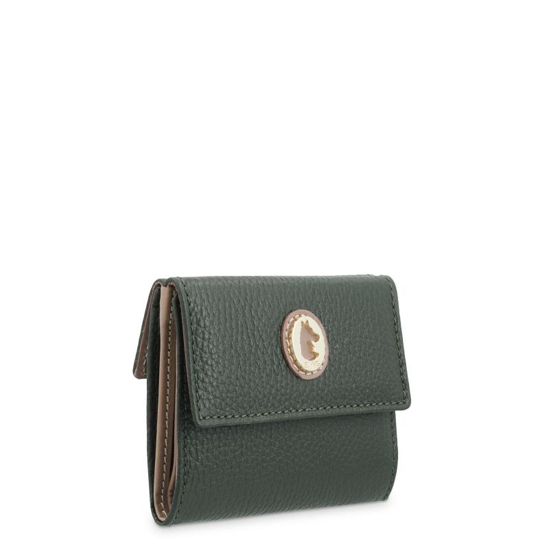 El Potro Cartera Pequeña Mujer En Piel Vacuno Color Verde-El Potro