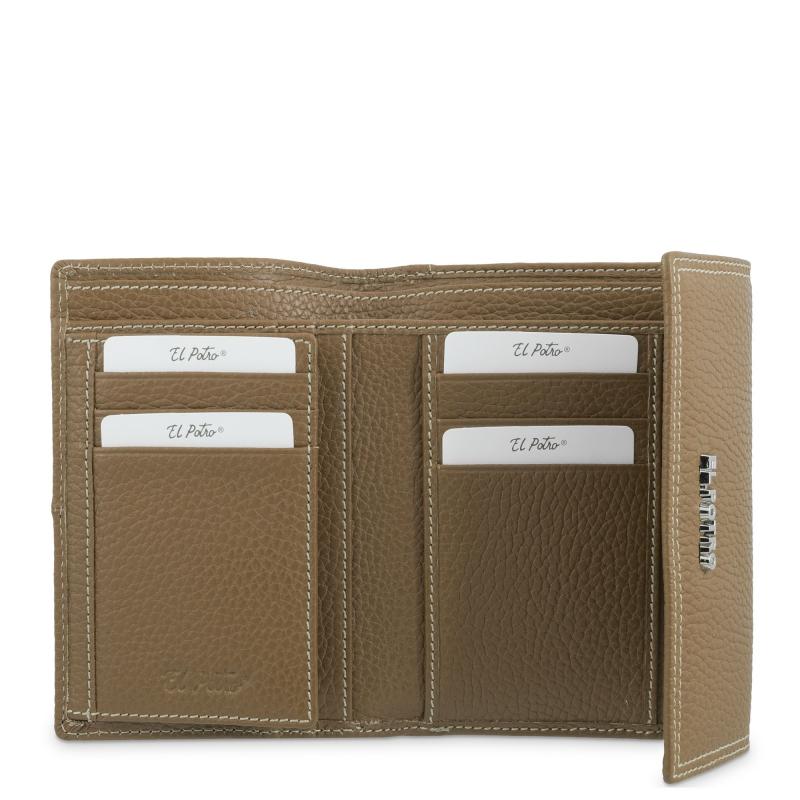 El Potro Cartera Solapa Mujer En Piel Vacuno Color Cuero - Floater